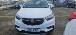 2017 VAUXHALL MOKKA X DESIGN NAV TURBO S/S – WHITE >>--NO VAT ON HAMMER--<<
