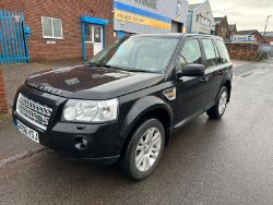 2008 LAND ROVER FREELANDER HSE TD4 – BLACK >>--NO VAT ON HAMMER--<<