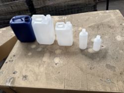 6 PALLETS OF LIQUID CONTAINERS