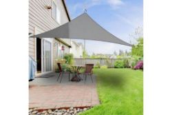 BULK LOT OF 60 X BRAND NEW SUN SHADE SAIL CANOPIES (SIZES AND COLOURS MAY VARY) RRP £59-79 EACH