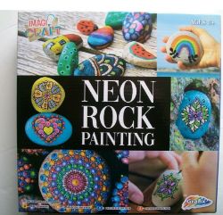 240× NEON ROCK PAINTING CRAFT KIT BY GRAFIX