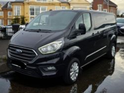 **(ONLY 79K MILEAGE)** 2020 FORD TRANSIT CUSTOM 300 LIMITED 130BHP LWB >>--NO VAT ON HAMMER--<<