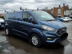 **(ONLY 48K MILEAGE)** 2019 FORD TRANSIT CUSTOM 300 LIMITED LWB >>--NO VAT ON HAMMER--<<