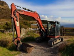 2018 KUBOTA KX080-4 MINI EXCAVATOR