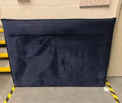 HEADBOARD ROYAL LUXURY BLUE - DOUBLE BED - HEADBOARD NEW