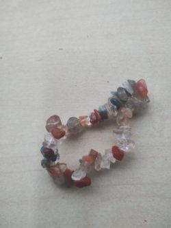 MIXED AGATE CRYSTAL CHIP BRACELET JOB LOT OF 33 - BRAND NEW