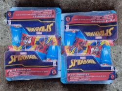 25X BOUNCE AND KICK BUBBLE SETS DISNEY CARS AND MARVEL SPIDERMAN
