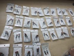 CHAKRA CRYSTAL CHIP SILVER BEADED HANGING EARRING SETS JOBLOT OF 35- BRAND NEW