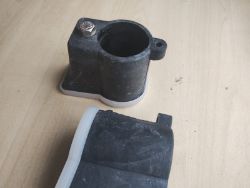 POOL LADDER ANCHOR SOCKETS - 43MM -NEW - BLACK