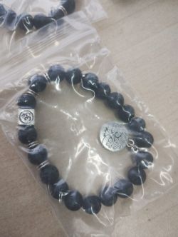 LAVA + OM + TOL BEADED BRACELET JOB LOT OF 11 - BRAND NEW