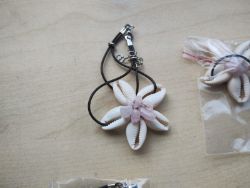 ROSE QUARTZ CRYSTAL SHELL BRACELET JOBLOT OF 11 - BRAND NEW