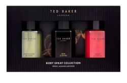 TED BAKER GIFT SET BODY SPRAY COLLECTION ELEGANT SCENTS FOR EVERY MOOD 3× 50ML