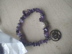 MIXED CRYSTAL CHIP LOTUS + BUDDHA BRACELET JOBLOT OF 28 - BRAND NEW