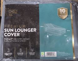 JOB LOT OF 10 PREMIUM SUN LOUNGER COVER GREY MASSIVE RE SALE POTENTIAL
