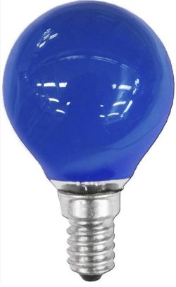 1000 X LEUCI-CANDLE BULB 25W E14 BLUE (100)*NBC*