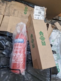 HALF PALLET UNUSED POWDER EXTINGUISHERS