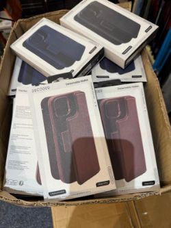 X40 PIECES DECODED LEATHER DETACHABLE CASE FOR IPHONE 14 PLUS