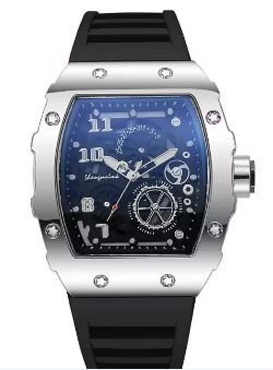 MEN LUXURY WATCHES FOR MENS TOP BIG SILICONE JELLY CASUAL QUARTZ WATCH