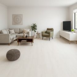 50 X BOXES (209M2) VICTORIA DESIGN FLOORS LANDSCAPE GLUEDOWN LVT HIDEAWAY WHITE - RRP £10,300
