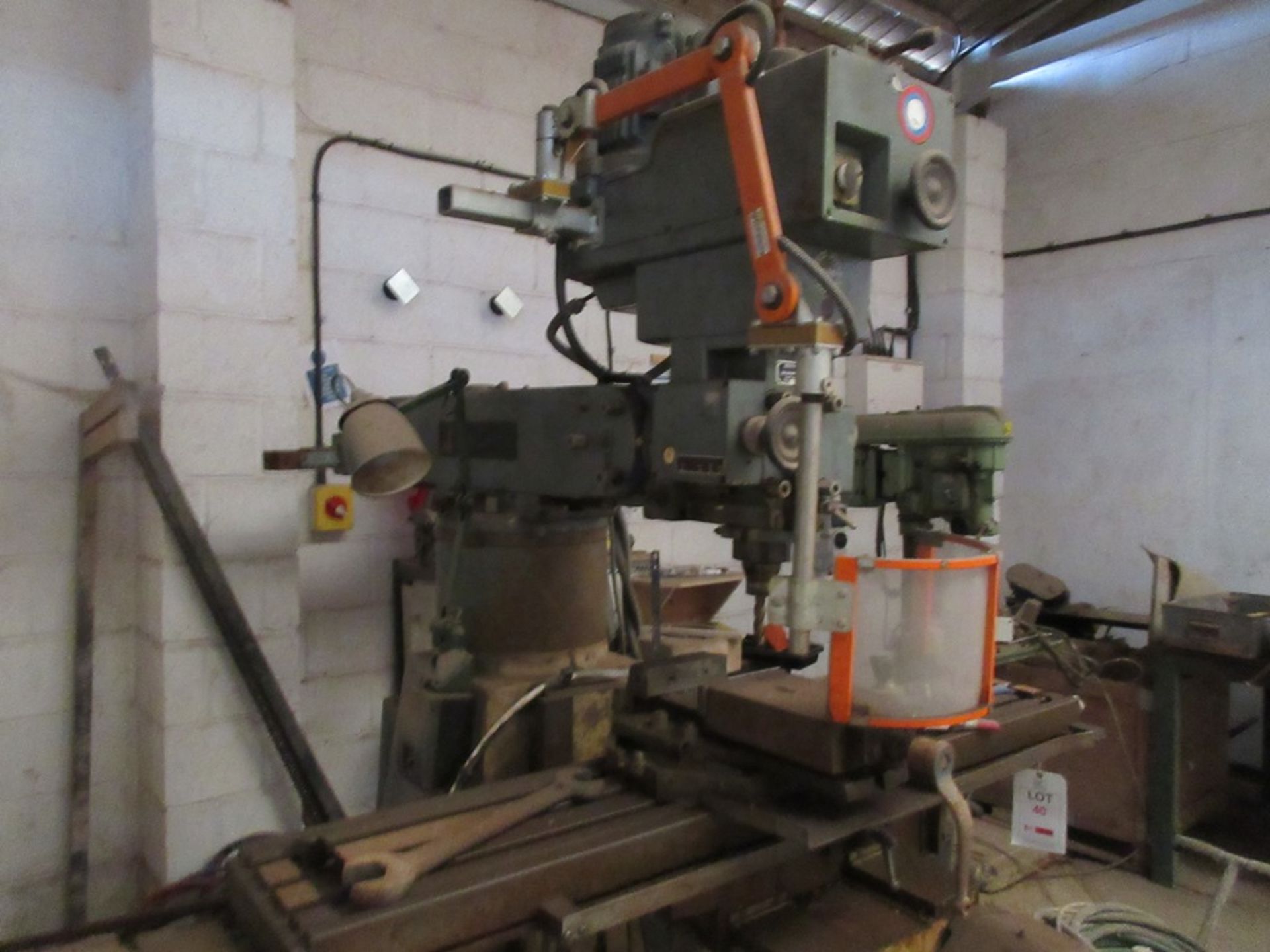 Balding Engineering Beaver Mill milling machine, MK2, serial no. 11552, table size: 2.4m 260mm - Image 2 of 4