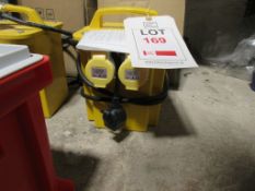 Faithful twin outlet site transformer, 240v