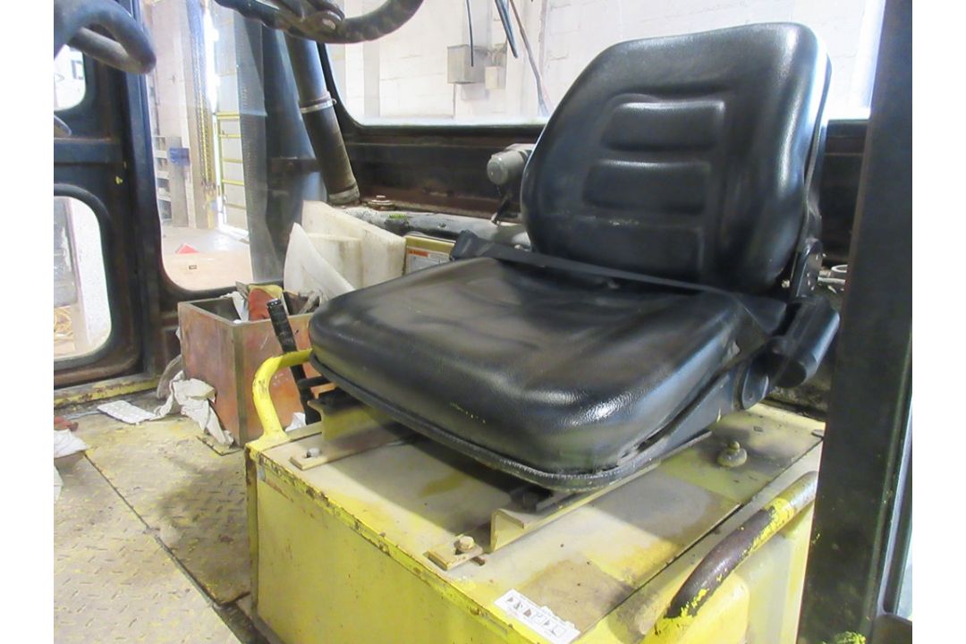 CAT V180B diesel dual mast forklift truck, 8 tonne, type D, serial no. 84Y581, all weather cabin, - Image 13 of 16