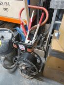 Banding trolley and associated tooling