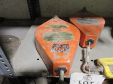 Evalok Retractable Life-Line block, model EBB-6, max safe load 300lbs NB: This item has no record of
