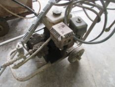 Un-named petrol pressure washer with Honda 5.5hp and lance
