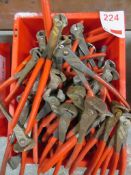 Quantity of assorted wire cutters
