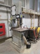 Meber SR-DS vertical bandsaw, serial no. 33164 (1998), throat 23