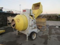 Messersi F-400/E electric mixer mounted, serial no. 304R/002