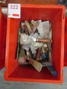 Quantity of assorted scrapper & filling knives