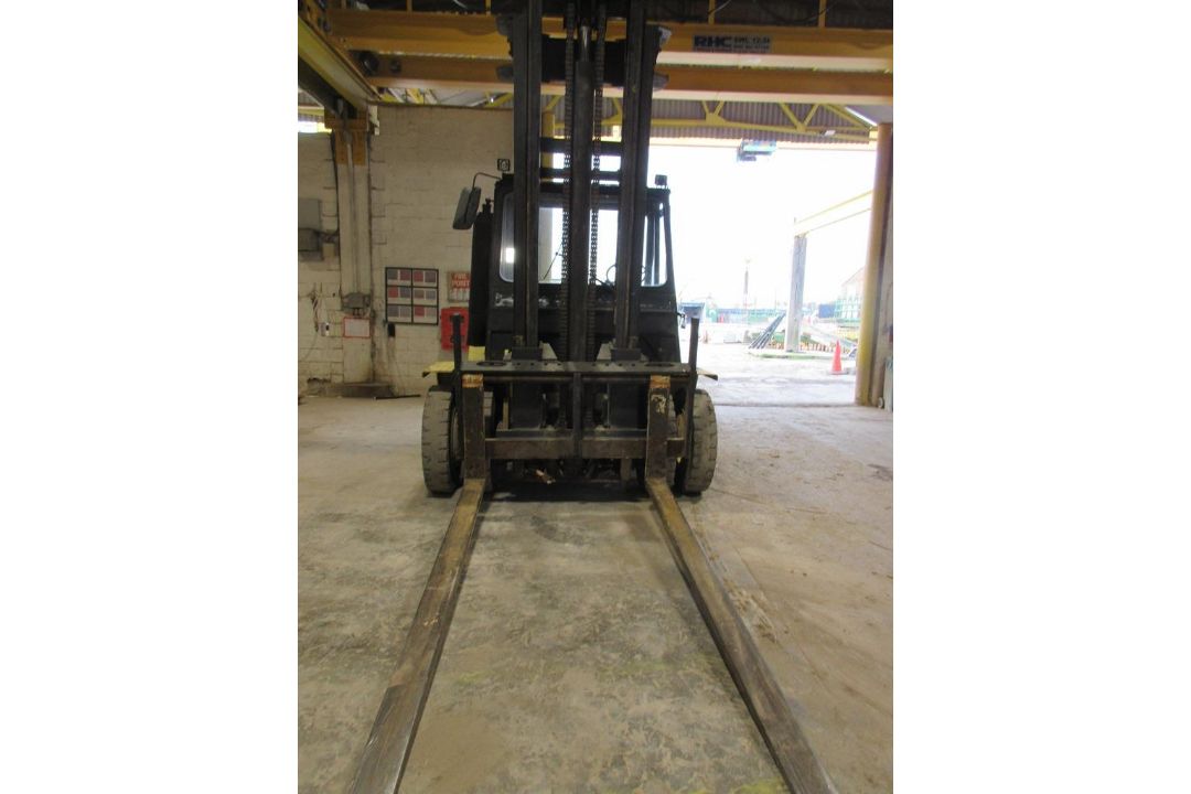 CAT V180B diesel dual mast forklift truck, 8 tonne, type D, serial no. 84Y581, all weather cabin, - Image 11 of 16