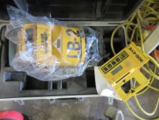 Laser Alignment LB-2, model 3950MC laser level and receiver, tripod & height staff