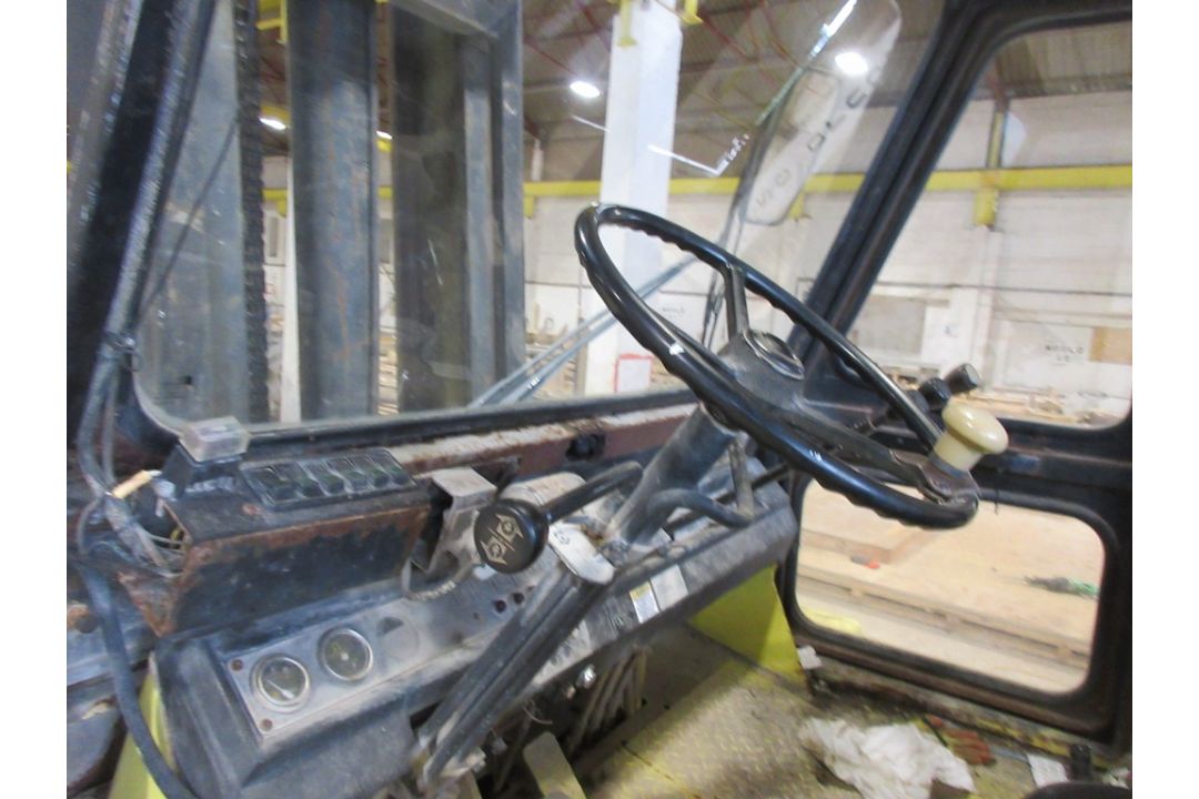 CAT V180B diesel dual mast forklift truck, 8 tonne, type D, serial no. 84Y581, all weather cabin, - Image 14 of 16