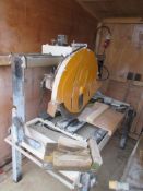 Achilli ADR100 portable block bench saw, serial no. 2022306192 (2023), table size approx. 650 x