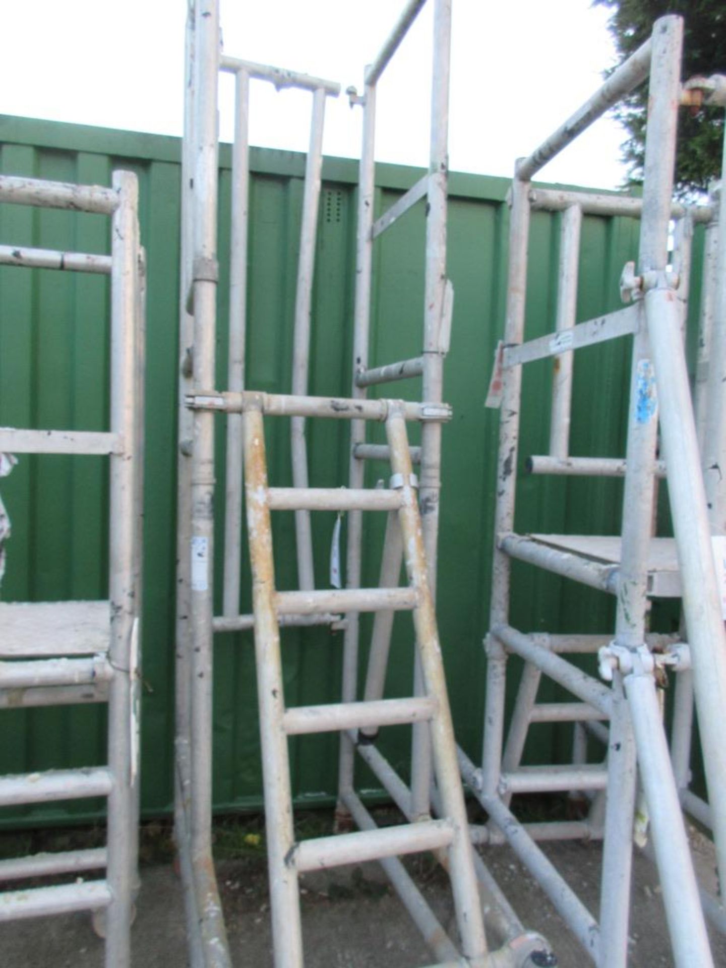 Scaffold aluminium frame mobile access platform - no platform