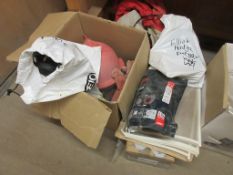 Quantity of assorted PPE to include masks, visor replacements, sand blast masks, etc.