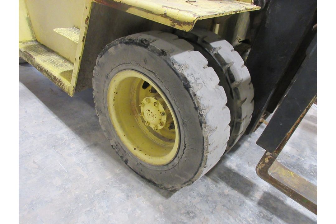 CAT V180B diesel dual mast forklift truck, 8 tonne, type D, serial no. 84Y581, all weather cabin, - Image 10 of 16