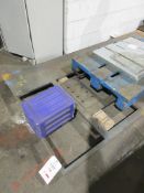 2500 x 1250 steel plates, circa 20m thick (part-used)