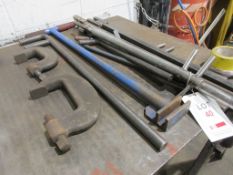 Quantity of assorted steel turners etc