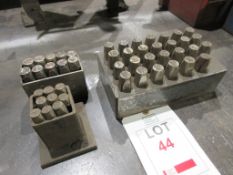 Three assorted letter and hard steps