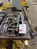 Various G clamps as lotted