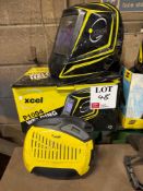 Xcel P1004 welding helmet with powered air purifying respirator