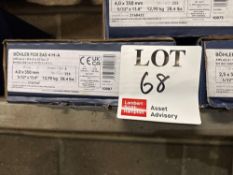 Three Tubes of Bohler Fox EAS 4 M-A welding rods size 4 x 350mm