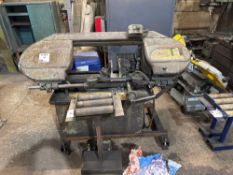 Startrite Heba SM250 Horizontal Band Saw c/w infeed roller