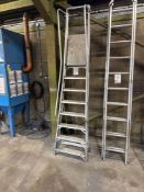 Lyte professional platform stepladders max load 100Kg