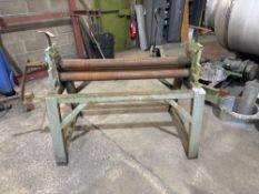 Set of manual triple roller ironworkers