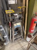 Floor standing twin grinder